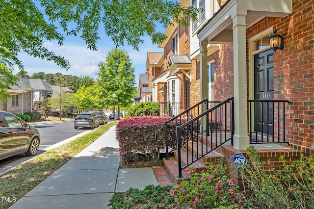 exterior space featuring a residential view