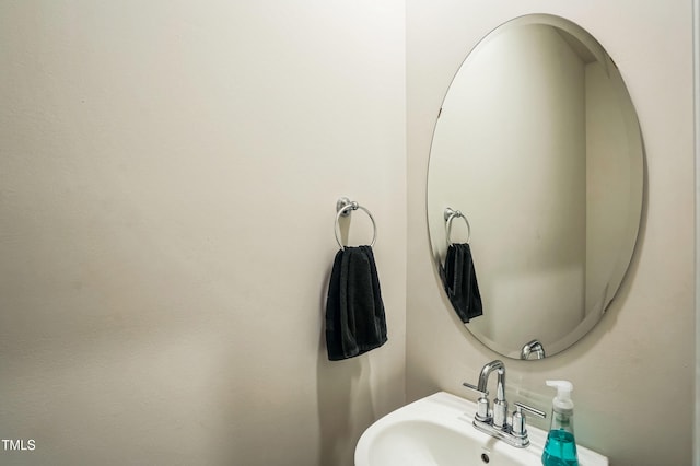 bathroom with a sink