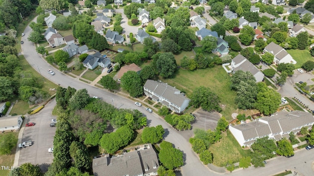 aerial view featuring a residential view