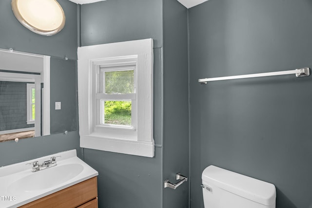 1219 Junction Rd, Durham, NC 27704 - half bathroom featuring vanity and toilet