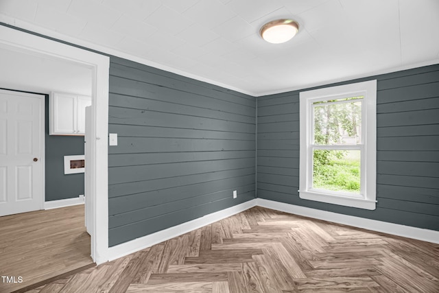 1219 Junction Rd, Durham, NC 27704 - spare room featuring wood walls