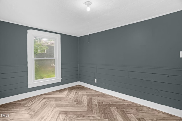 1219 Junction Rd, Durham, NC 27704 - unfurnished room with baseboards and wooden walls