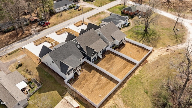 birds eye view of property featuring a residential view