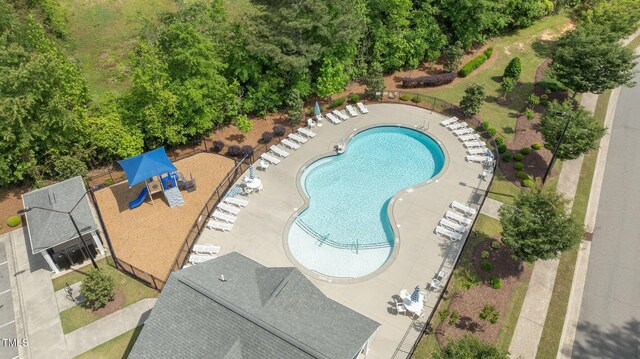 view of community pool