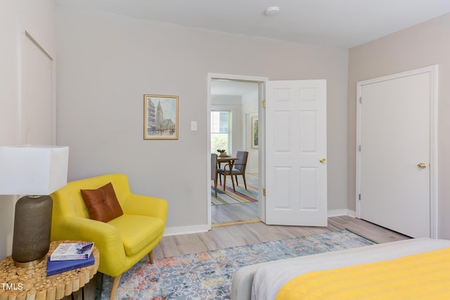919 Orient St, Durham, NC 27701 - bedroom with baseboards and wood finished floors