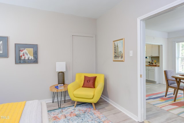 919 Orient St, Durham, NC 27701 - living area with light wood finished floors and baseboards