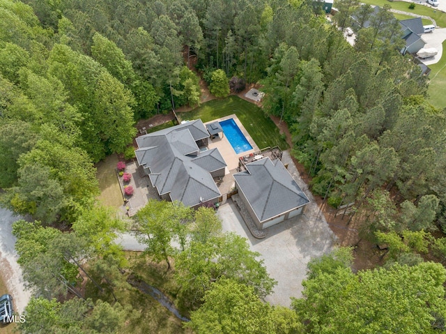 120 Wood Lake Dr, Fuquay Varina, NC 27526 - aerial view with a view of trees