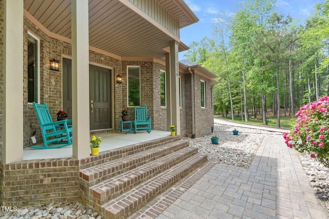120 Wood Lake Dr, Fuquay Varina, NC 27526 - view of patio featuring a porch
