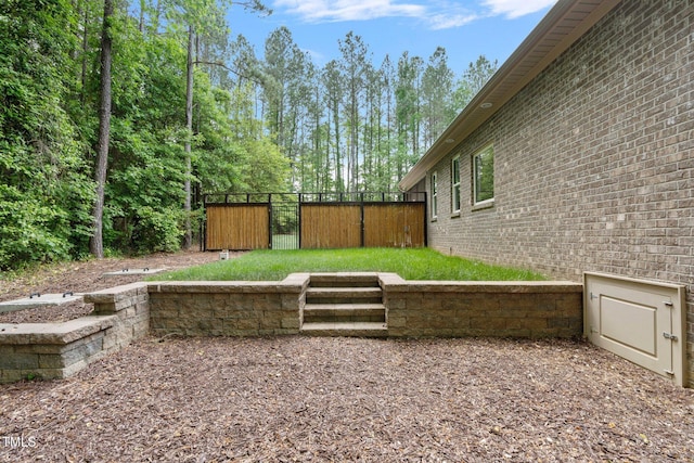 120 Wood Lake Dr, Fuquay Varina, NC 27526 - view of yard featuring fence