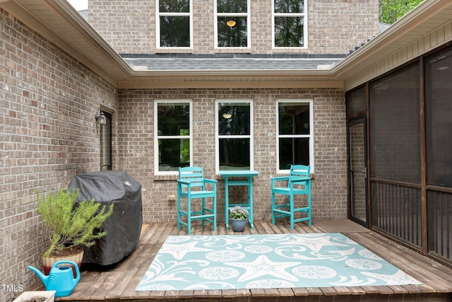 120 Wood Lake Dr, Fuquay Varina, NC 27526 - deck with grilling area