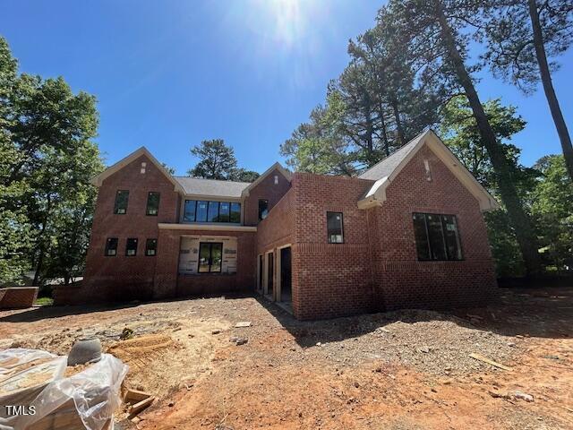 1500 Ridge Rd, Raleigh, NC 27607 - rear view of house with brick siding
