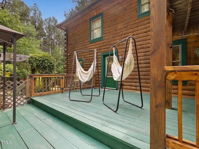 3009 Pleasant Hill Church Rd, Siler City, NC 27344 - view of wooden deck