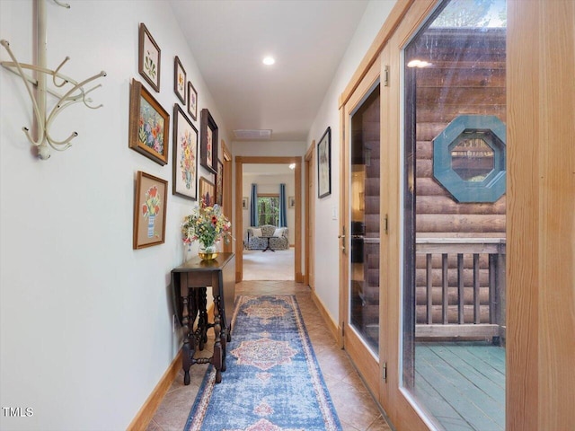 3009 Pleasant Hill Church Rd, Siler City, NC 27344 - hall featuring recessed lighting and baseboards