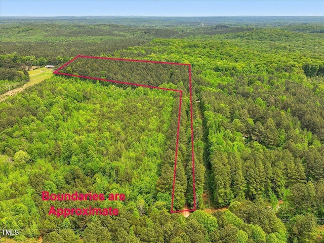 3009 Pleasant Hill Church Rd, Siler City, NC 27344 - aerial overview of property's location featuring a forest and property parcel outlined
