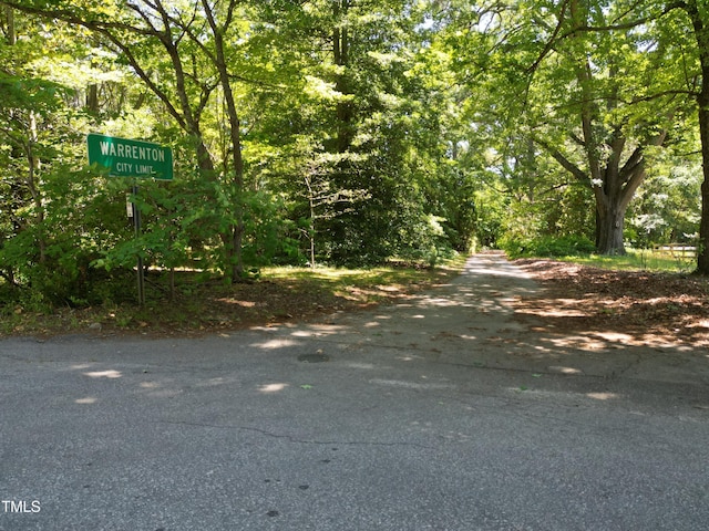 view of road