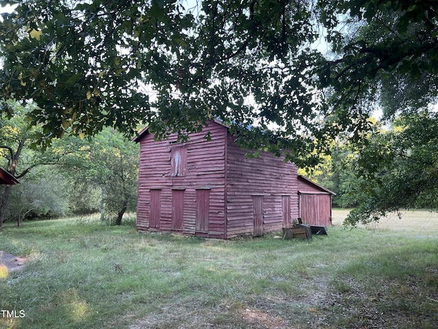 view of barn