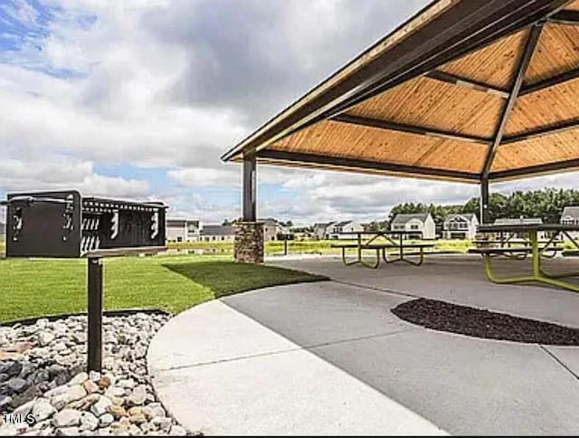 729 Little Patch St, Zebulon, NC 27597 - surrounding community featuring a gazebo and a yard