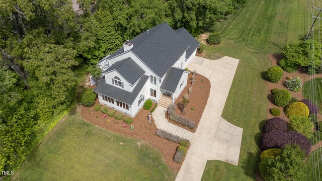 1925 W Lake Dr, Burlington, NC 27215 - birds eye view of property