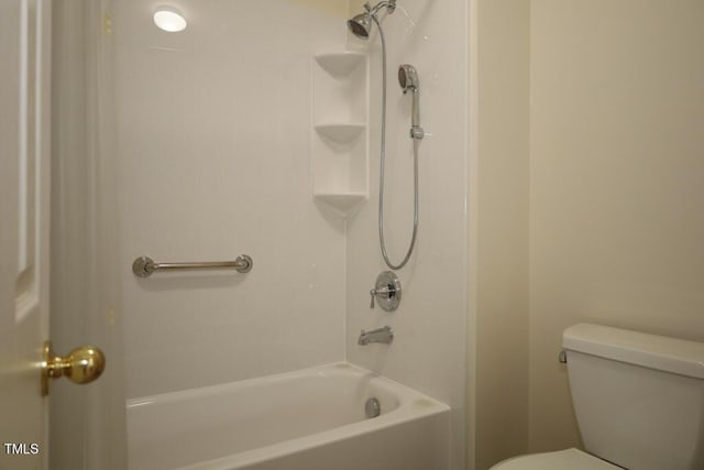 2528 Beech Gap Ct, Raleigh, NC 27603 - full bathroom featuring toilet and  shower combination