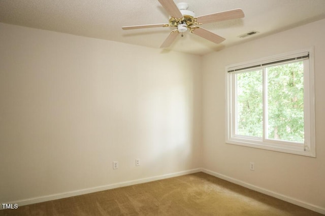 2528 Beech Gap Ct, Raleigh, NC 27603 - carpeted empty room featuring baseboards and a ceiling fan