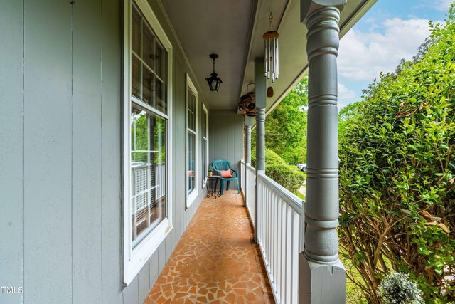 149 Baldwin Dr, Durham, NC 27712 - balcony featuring covered porch