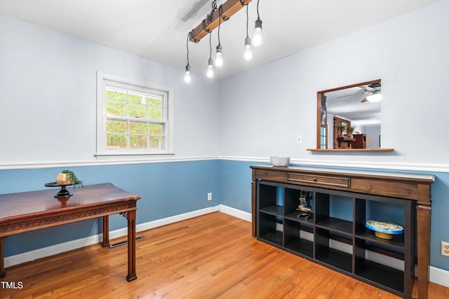 149 Baldwin Dr, Durham, NC 27712 - interior space featuring wood finished floors, ceiling fan, visible vents, and baseboards