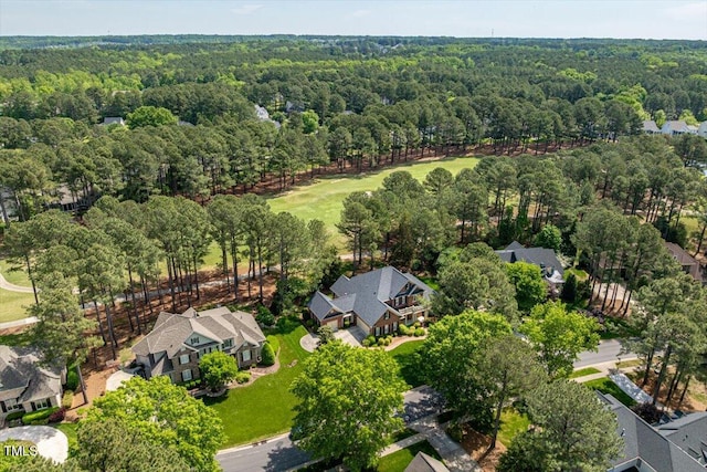 1317 Colonial Club Rd, Wake Forest, NC 27587 - aerial view with a view of trees and a residential view