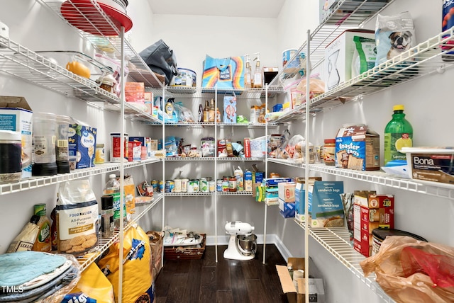 view of pantry