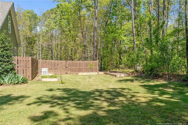 626 Bailey Rd, Coats, NC 27521 - view of yard with fence and a vegetable garden