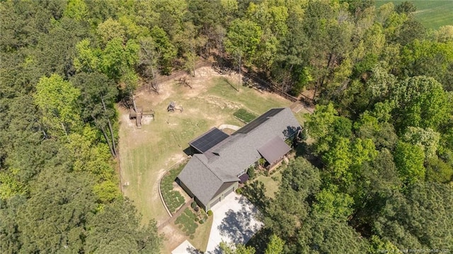 626 Bailey Rd, Coats, NC 27521 - birds eye view of property featuring a view of trees