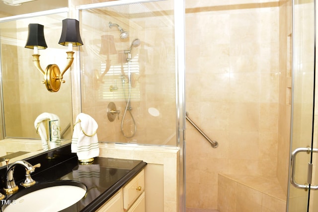 775 Sid Eaves Rd, Youngsville, NC 27596 - bathroom featuring a shower stall and vanity