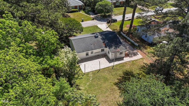 207 N Aiken St, Fuquay Varina, NC 27526 - drone / aerial view