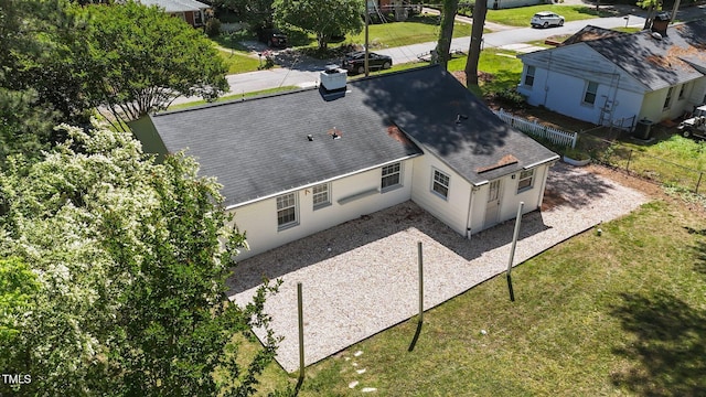 207 N Aiken St, Fuquay Varina, NC 27526 - drone / aerial view