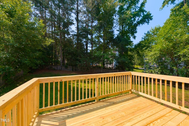 518 S Coalport Dr, Apex, NC 27502 - view of deck