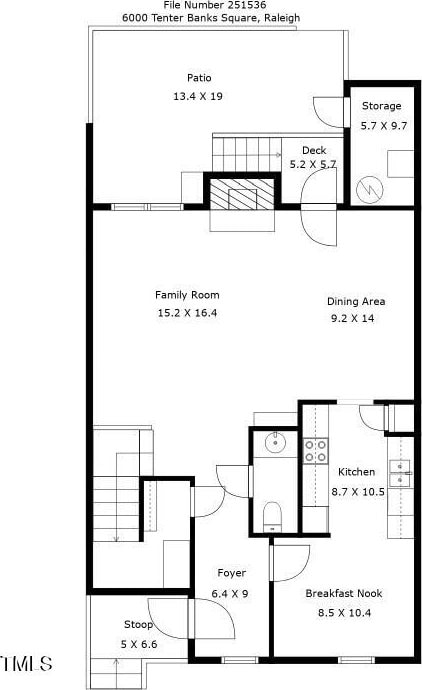 6000 Tenter Banks Sq, Raleigh, NC 27609 - view of layout