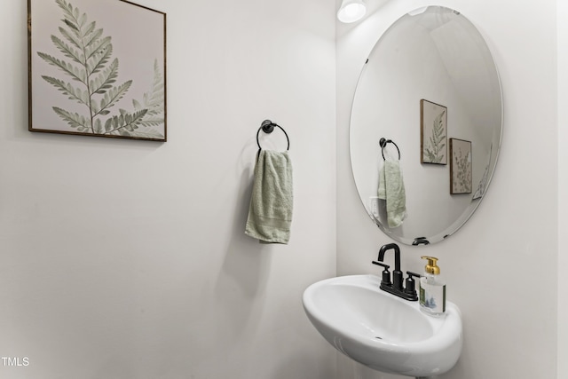 bathroom with a sink