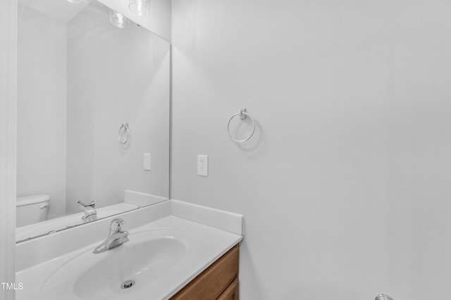 2705 Wyntercrest Ln, Durham, NC 27713 - bathroom with vanity and toilet