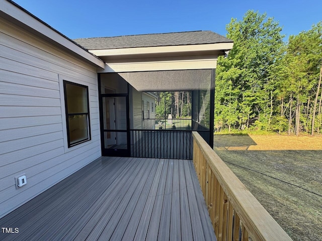 27 Batten Hill Ln, Selma, NC 27576 - view of wooden terrace