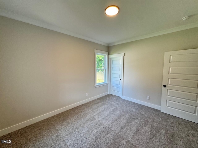 27 Batten Hill Ln, Selma, NC 27576 - carpeted empty room with ornamental molding and a smoke detector