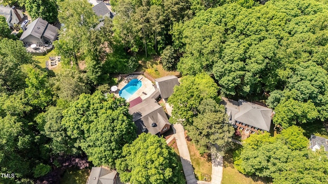 7901 Farnham Ct, Raleigh, NC 27615 - drone / aerial view