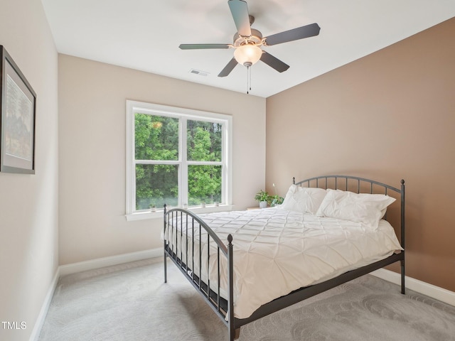 4125 Enfield Ridge Dr, Cary, NC 27519 - bedroom featuring carpet floors, baseboards, and ceiling fan