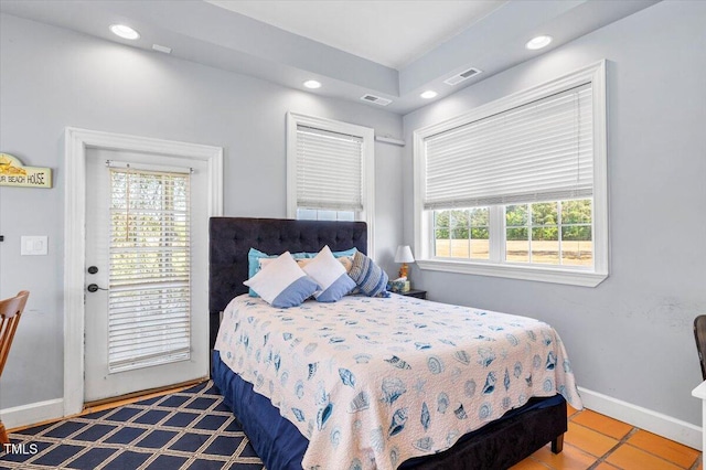 7348 NC-222 Hwy, Stantonsburg, NC 27883 - bedroom featuring baseboards, visible vents, and recessed lighting