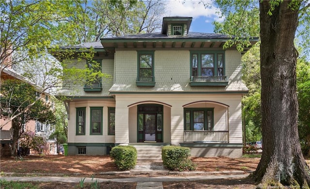 116 Hawthorne Rd, Raleigh, NC 27605 - view of front of home featuring covered porch
