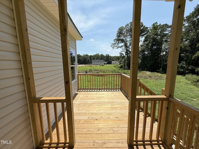 93 Hot Springs Way, Benson, NC 27504 - deck with a lawn