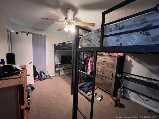 1725 Sand Hill Rd, Hope Mills, NC 28348 - bedroom featuring a ceiling fan and carpet