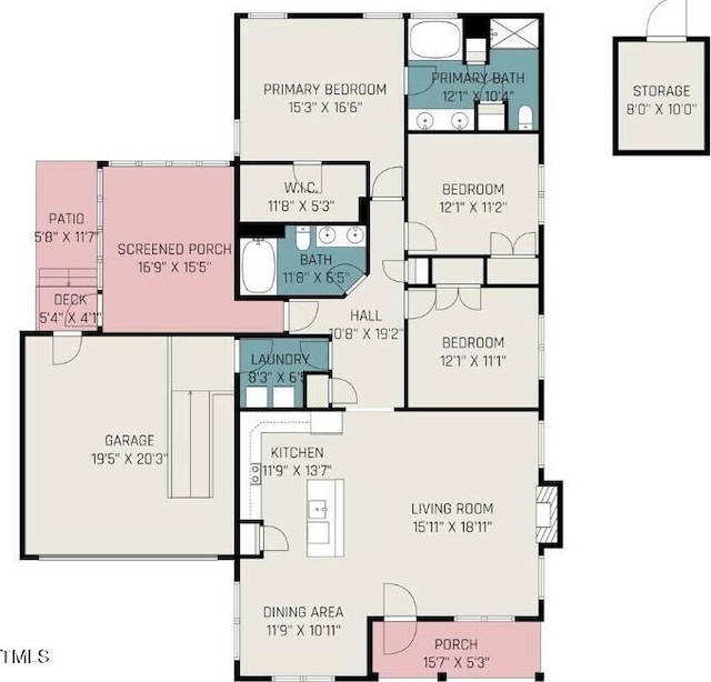71 Potted Plant Ct, Clayton, NC 27520 - floor plan