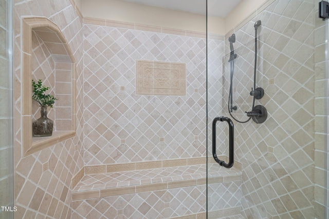 full bath with a stall shower