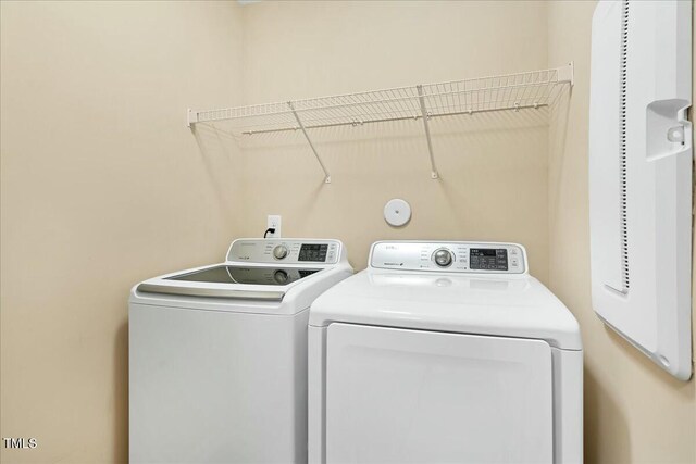225 Gulley Glen Dr, Garner, NC 27529 - washroom featuring washer and dryer and laundry area