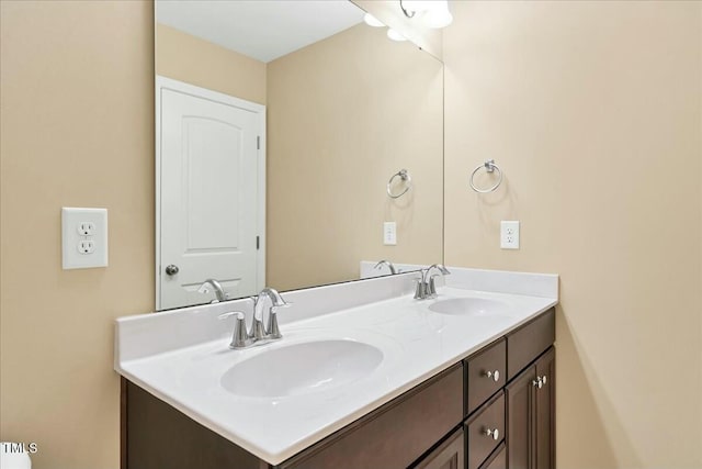225 Gulley Glen Dr, Garner, NC 27529 - bathroom with double vanity and a sink