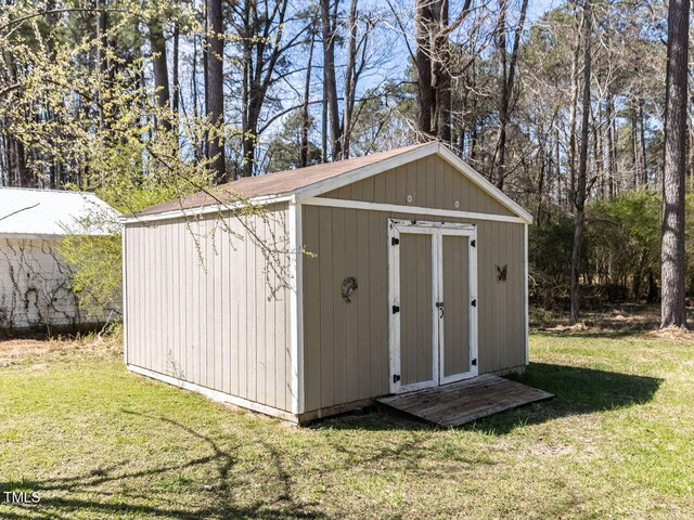 3818 Hillgrand Dr, Durham, NC 27705 - view of shed